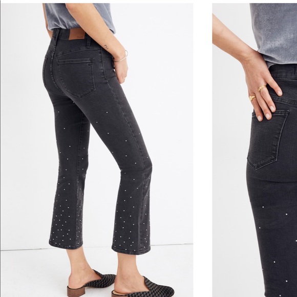 NEW • Madewell • Cali Demi Bootcut Jeans Black - Picture 4 of 8